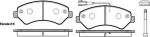 REMSA Колодки передние PEUGEOT Boxer 06- (425373, 1275.01)