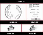 Remsa 3140.00 комплект тормозов, барабанный тормозной механизм на HYUNDAI ACCENT II седан (LC)