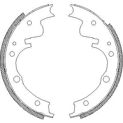 REMSA Колодки торм.бараб.[254x89] (4104.00)