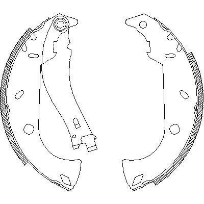 Remsa 4180.01 комплект тормозных колодок на FIAT MAREA Weekend (185)