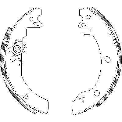 Remsa 4186.00 комплект тормозных колодок на FORD FIESTA фургон (FVD)