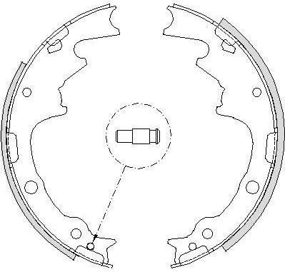 Remsa 4188.01 комплект тормозных колодок на JEEP WRANGLER II (TJ)