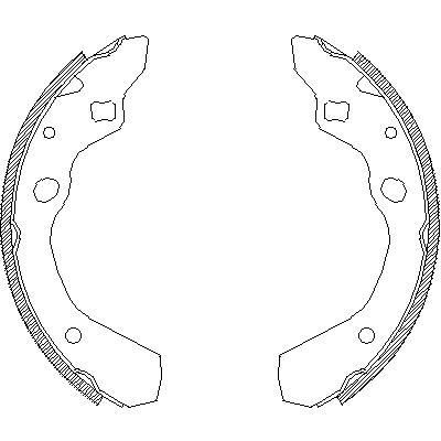Remsa 4190.00 комплект тормозных колодок на MAZDA 323 C IV (BG)
