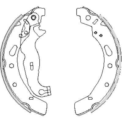 Remsa 4242.00 комплект тормозных колодок на MAZDA 2 (DE)
