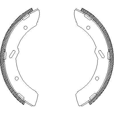 Remsa 4313.00 комплект тормозных колодок на DAIHATSU DELTA WIDE фургон (YB_)