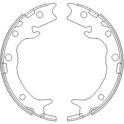 REMSA Колодки торм.бараб.ручн.торм.[170x35] (4737.00)