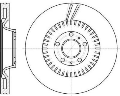 Remsa 61154.10 тормозной диск на VW PHAETON (3D_)