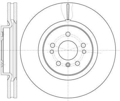 Remsa 61165.10 тормозной диск на MERCEDES-BENZ M-CLASS (W164)