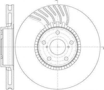 Remsa 61179.10 тормозной диск на LEXUS GS (GRS19_, UZS19_, URS19_, GWS19_)