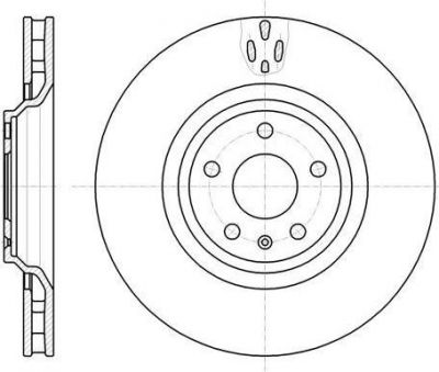 Remsa 61213.10 тормозной диск на AUDI TT (8J3)