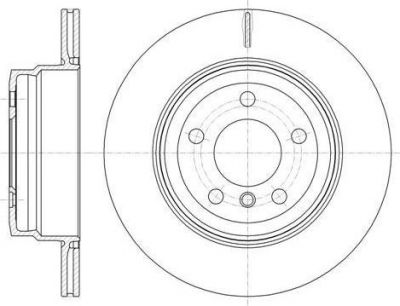 REMSA Торм.диск зад.вент.[320x20] 5 отв.[min 2] (6128710)