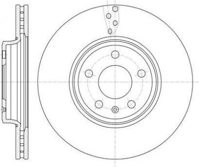 Remsa 61292.10 тормозной диск на AUDI A4 Avant (8K5, B8)