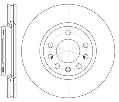 Remsa 61318.10 тормозной диск на OPEL CORSA D