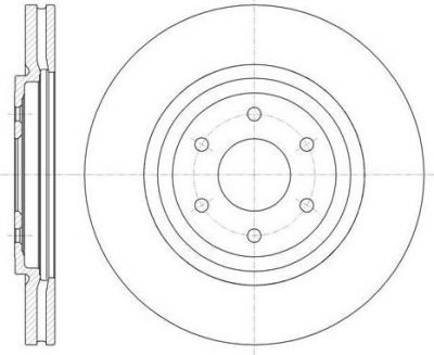 Remsa 61348.10 тормозной диск на NISSAN NAVARA (D40)