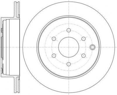 Remsa 61354.10 тормозной диск на NISSAN PATHFINDER III (R51)