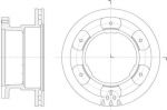 Remsa 61400.10 тормозной диск на IVECO DAILY IV фургон/универсал