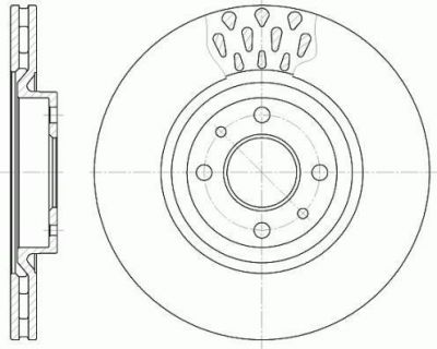 Remsa 6315.10 тормозной диск на FIAT TIPO (160)