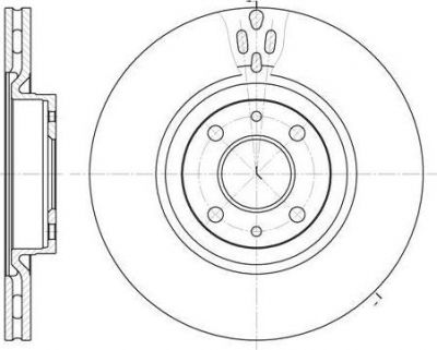 Remsa 6316.11 тормозной диск на FIAT STILO (192)