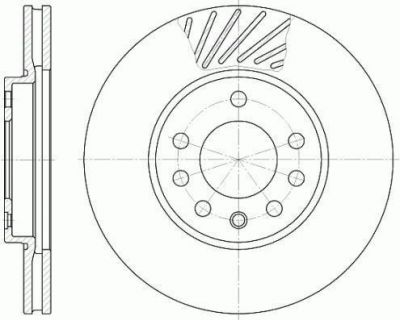 Remsa 6584.10 тормозной диск на OPEL ZAFIRA A (F75_)