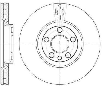 Remsa 6658.10 тормозной диск на FIAT ULYSSE (179AX)