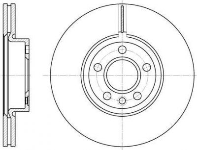 Remsa 6728.10 тормозной диск на SEAT ALHAMBRA (7V8, 7V9)