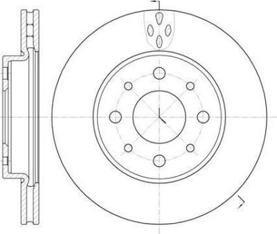 Remsa 6745.10 тормозной диск на FIAT PANDA (169)