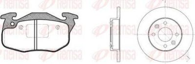 Remsa 8192.08 комплект тормозов, дисковый тормозной механизм на RENAULT CLIO I (B/C57_, 5/357_)