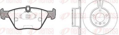 Remsa 8270.00 комплект тормозов, дисковый тормозной механизм на 5 (E39)