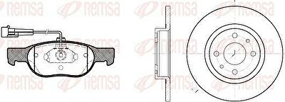 Remsa 8588.00 комплект тормозов, дисковый тормозной механизм на FIAT BRAVA (182)