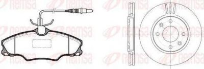 Remsa 8603.00 комплект тормозов, дисковый тормозной механизм на PEUGEOT 406 Break (8E/F)