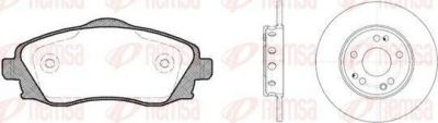 Remsa 8774.00 комплект тормозов, дисковый тормозной механизм на OPEL CORSA C фургон (F08, W5L)