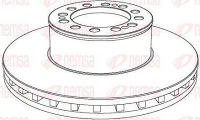 Remsa NCA1046.20 тормозной диск на MAN E 2000