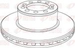 Remsa NCA1157.20 тормозной диск на MERCEDES-BENZ ACTROS MP2 / MP3
