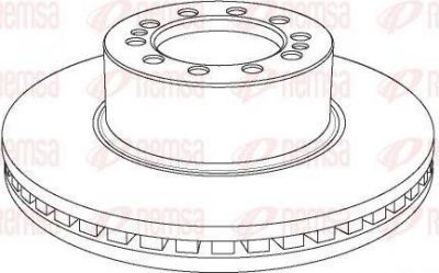Remsa NCA1178.20 тормозной диск на RENAULT TRUCKS Midlum