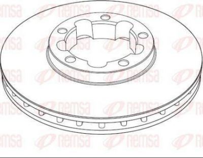 Remsa NCA1190.20 тормозной диск на NISSAN CABSTAR