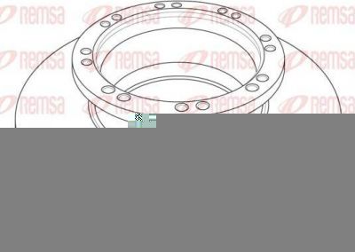 Remsa NCA1215.20 тормозной диск на MAN TGA