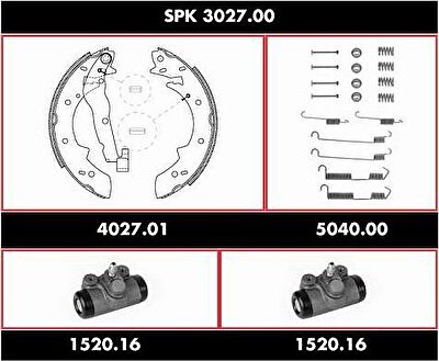 Remsa SPK 3027.00 комплект тормозов, барабанный тормозной механизм на 3 (E30)