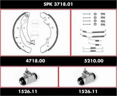 Remsa SPK 3718.01 комплект тормозов, барабанный тормозной механизм на PEUGEOT BOXER фургон (230L)