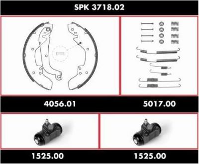 Remsa SPK 3718.02 комплект тормозов, барабанный тормозной механизм на FIAT DUCATO c бортовой платформой/ходовая часть (290)