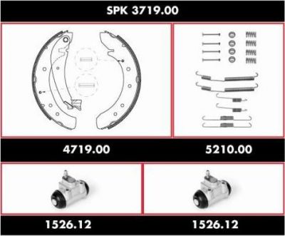 Remsa SPK 3719.00 комплект тормозов, барабанный тормозной механизм на FIAT DUCATO фургон (230L)