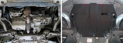 RIVAL (Автоброня) Защита картера и КПП Seat Altea (111.05107.1)