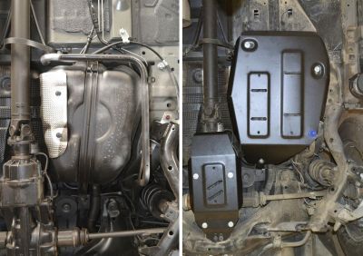 RIVAL RIVAL 111.09405.1 Защита топливного бака + комплект крепежа, Haval H6 2016-, V - 1.5T; 2.0TD; полный привод/Haval H6 2 (111.09405.1)