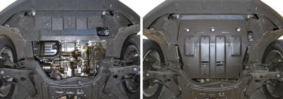 RIVAL RIVAL 111.9401.1 Защита картера + КПП, Haval H2 2014-, V - 1.5T; МКПП; полный привод (111.9401.1)