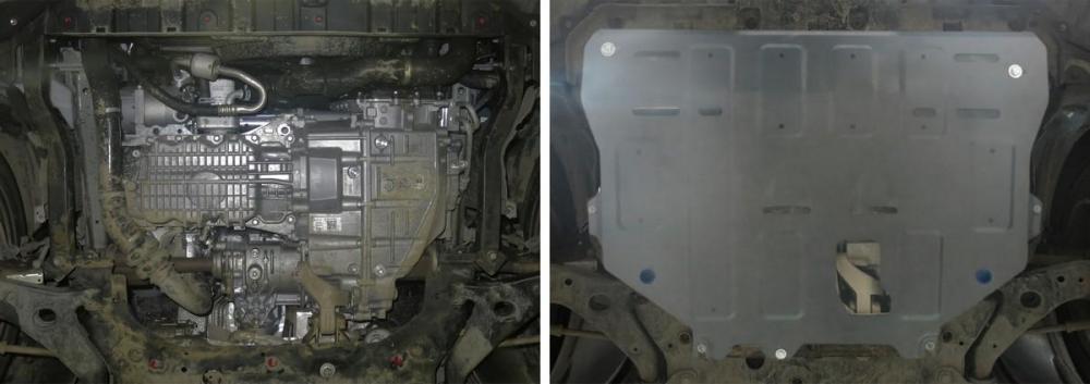 RIVAL RIVAL 333.1860.1 Защита картера + КПП + комплект крепежа, Ford Kuga 2013-2016-, V - 1.5(150 л.с.);1.6; 2.5 (333.1860.1)