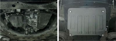 RIVAL RIVAL 333.4153.1 Защита картера + КПП, Nissan Qashqai 2014-2015,V - 1.2; 1.6d; 2.0; кроме сборки РФ (333.4153.1)