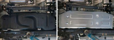 RIVAL RIVAL 333.9505.1.6 Защита топливного бака + крепеж, Toyota Hilux 2015-, V - 2.4d; 2.8d; полный привод (333.9505.1.6)