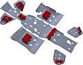 RIVAL RIVAL 444.6712.2 Stels ATV 700 H, 500H, 450H/Stels Leopard 600, Комплект защит (6 частей) (2010/2014-) (444.6712.2)