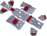 RIVAL RIVAL 444.6712.2 Stels ATV 700 H, 500H, 450H/Stels Leopard 600, Комплект защит (6 частей) (2010/2014-) (444.6712.2)