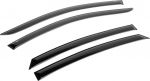 RIVAL RIVAL 723101 Дефлекторы окон, Rival, для Hyundai Solaris SD 2011-2017, литьевой поликарбонат, 4 шт. (723101)