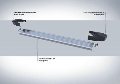 RIVAL RIVAL F180AL.5706.1 Порог-площадка 